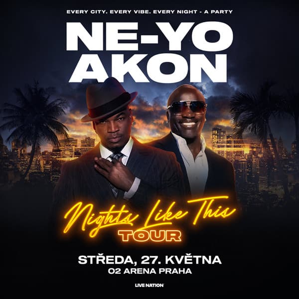 NE-YO & AKON: легендарна епоха R&B на сцені Праги