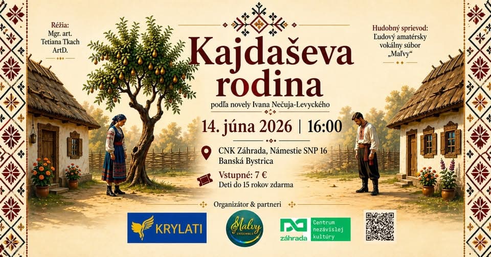 Прем'єра вистави «Кайдашева сім'я» на словацькій сцені
