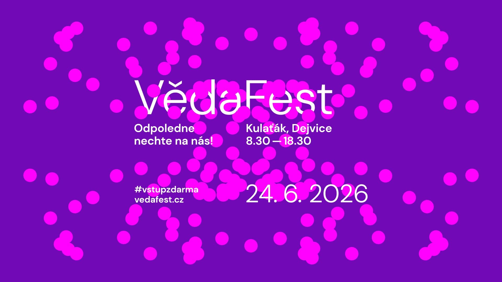 VědaFest 2026: главный интерактивный фестиваль науки под открытым небом