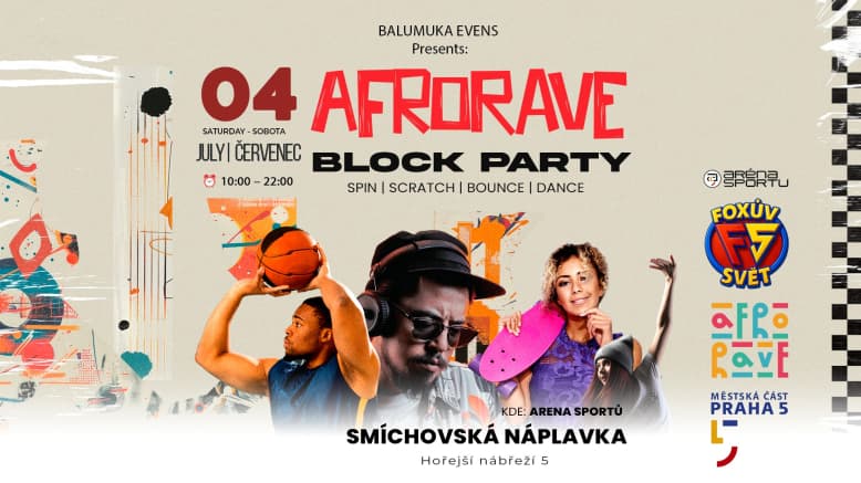 AfroRave на берегу Влтавы