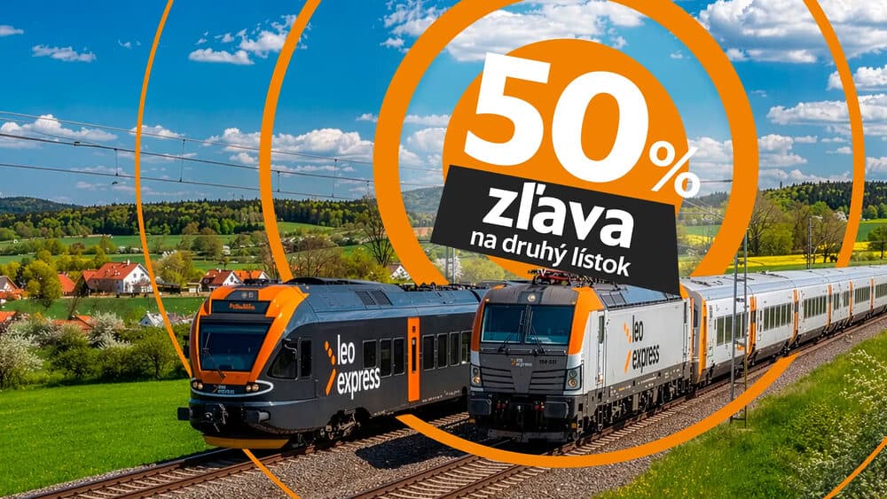 Leo Express offers a 50% discount on the second ticket — promotion conditions
