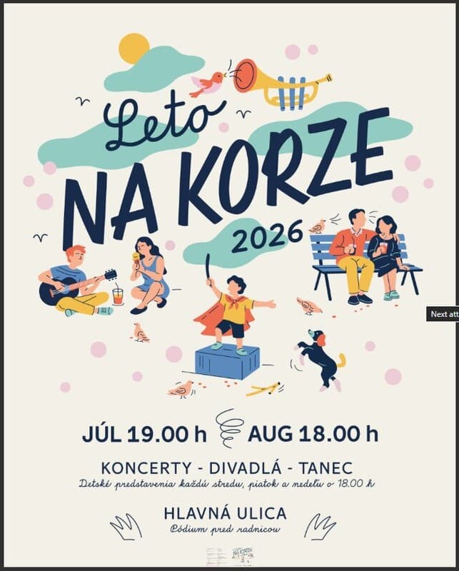 Культурное лето под открытым небом: фестиваль Leto na korze 2026