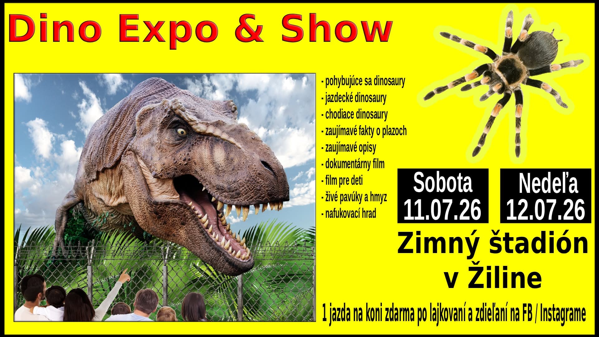 Dino Expo & Show: ожилі гіганти та екзотичні істоти