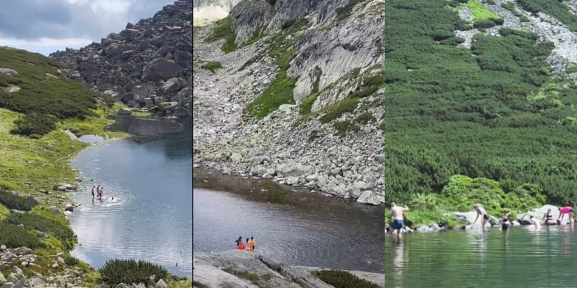 In Slovakia, controls on swimming in lakes in the Tatras have been tightened