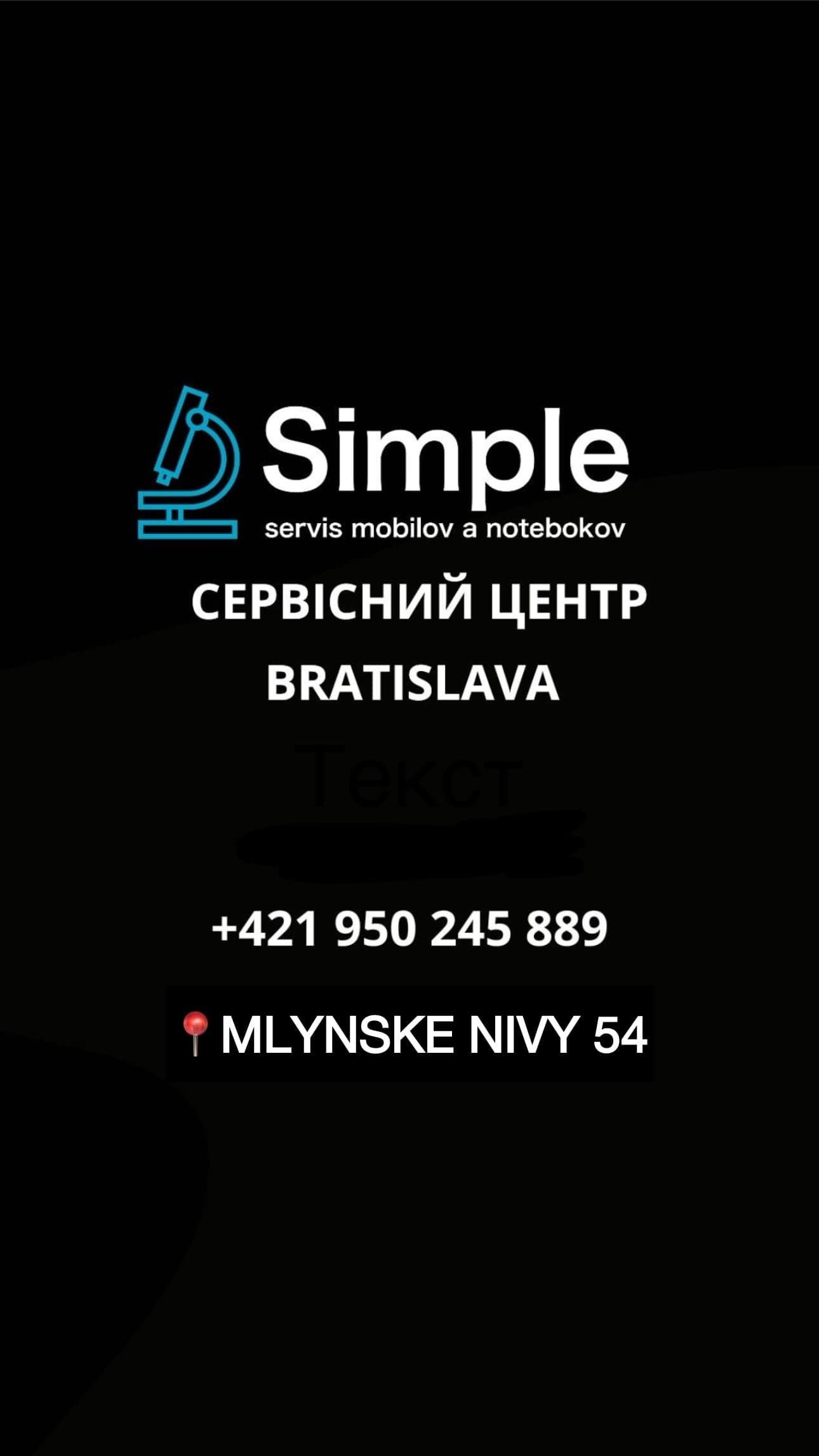 Simple - Servis mobilov a notebookov